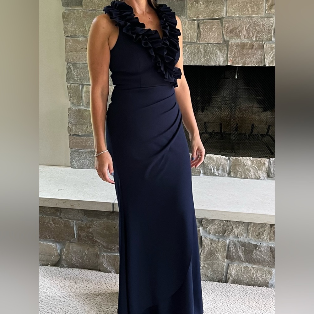 Camille La Vie Long Navy Dress